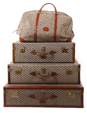 Wonderful Vintage Collection of Goyard Luggage, French, circa 1920